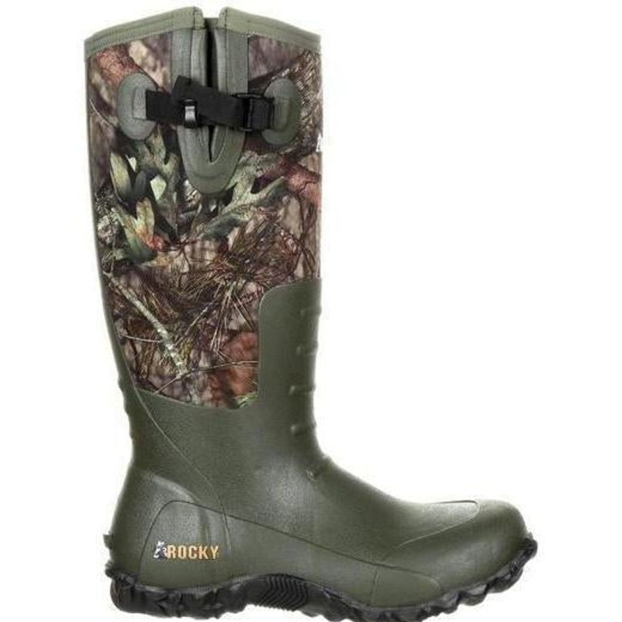 Men'S Rocky | Rocky Men'S Core Rubber 19" Wp Rubber Hunt Boot Camo - Rks0350 Mossy Oak