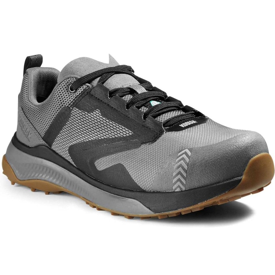 Men'S Kodiak | Kodiak Men'S Quicktrail Low Ct Athletic Safety Work Shoe 4Tgygy Gray