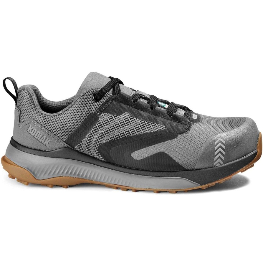 Men'S Kodiak | Kodiak Men'S Quicktrail Low Ct Athletic Safety Work Shoe 4Tgygy Gray