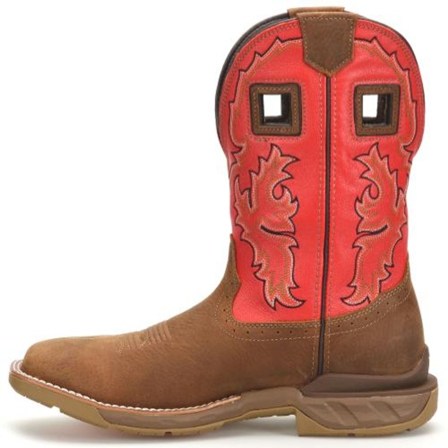 Men'S Double H | Double H Men'S Henly 11" Comp Toe Wp Western Work Boot Dh5358 Brown