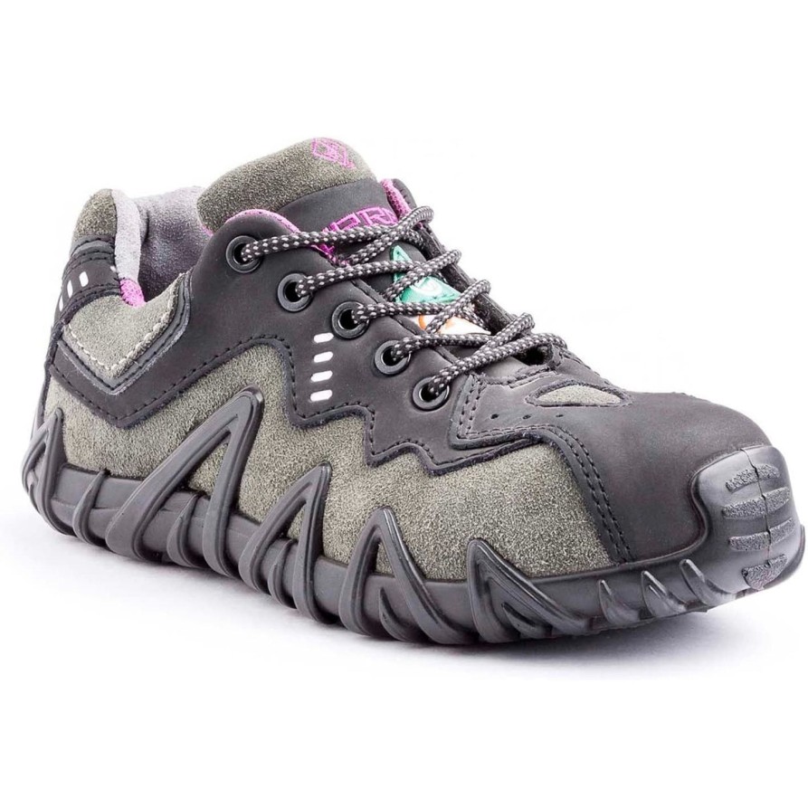 Men'S Terra | Terra Men'S Spider Comp Toe Wp Athletic Safety Work Shoe R6007B Black