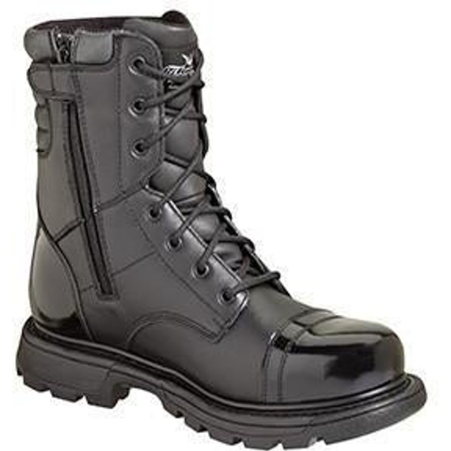 Men'S Thorogood | Thorogood Men'S Gen-Flex 8" Side Zip Jump Tactical Boot 834-6888 Black