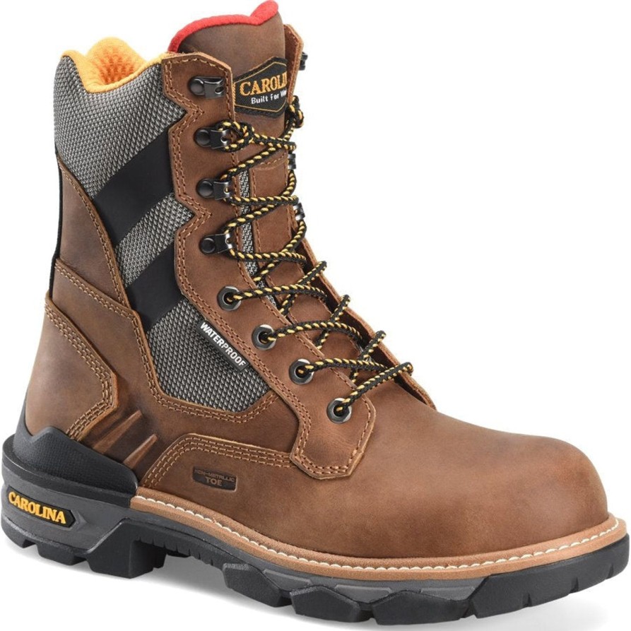 Men'S Carolina | Carolina Men'S Cancellor 8" Wt Comp Toe Work Boot - Dark Ca7830 Brown