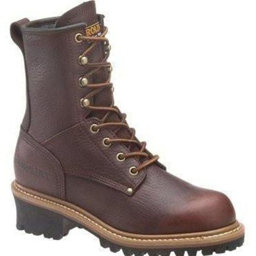 Women'S Carolina | Carolina Women'S Elm 8" Logger Work Boot - Brown - Ca421 Dark Brown