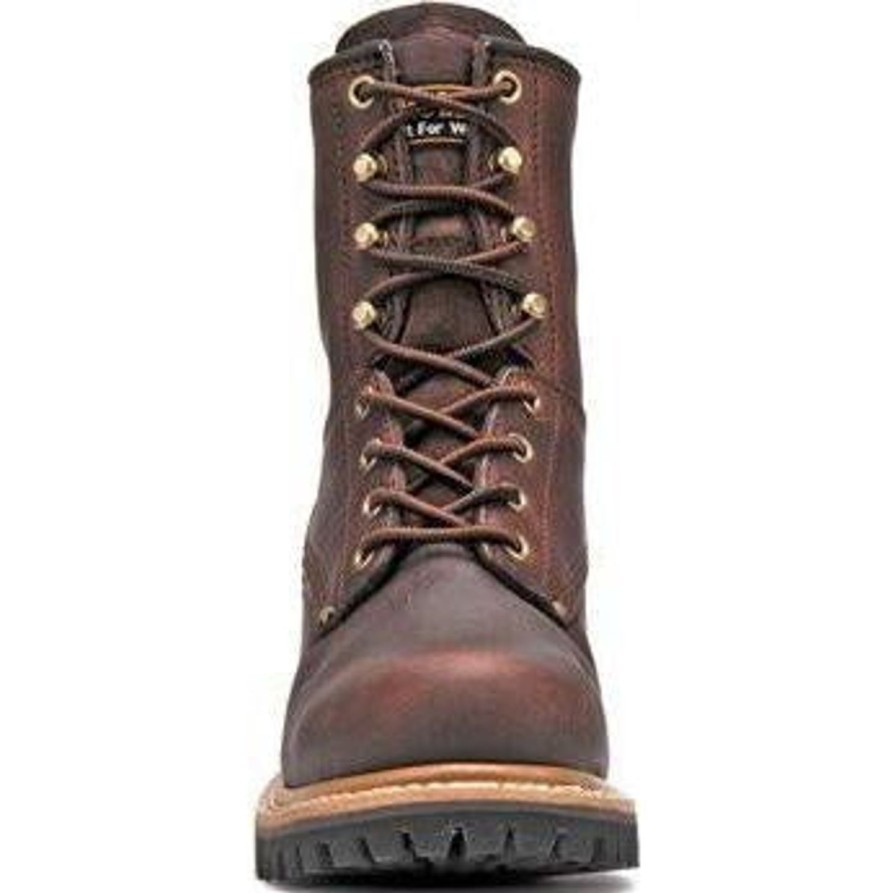 Women'S Carolina | Carolina Women'S Elm 8" Logger Work Boot - Brown - Ca421 Dark Brown