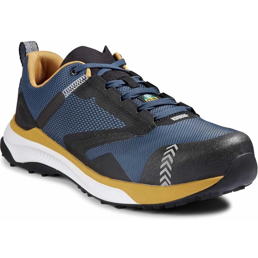 Men'S Kodiak | Kodiak Men'S Quicktrail Low Ct Athletic Safety Work Shoe 4Tgznv Navy