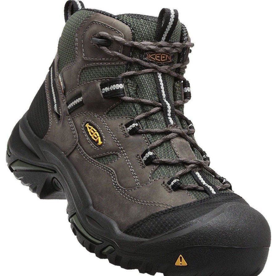 Men'S Keen | Keen Utility Men'S Braddock Stl American Built Wp Work Boot 1011243 Gray