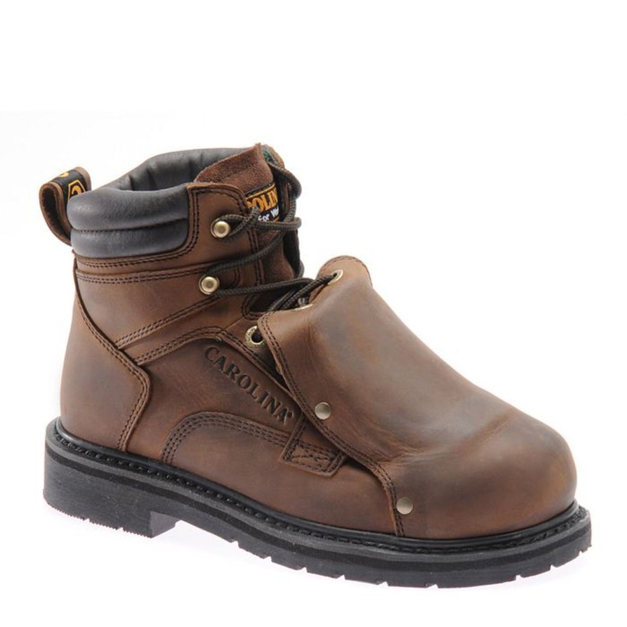 Men'S Carolina | Carolina Men'S Metpro Lo 6" Steel Toe Metguard Work Boot 599 Brown