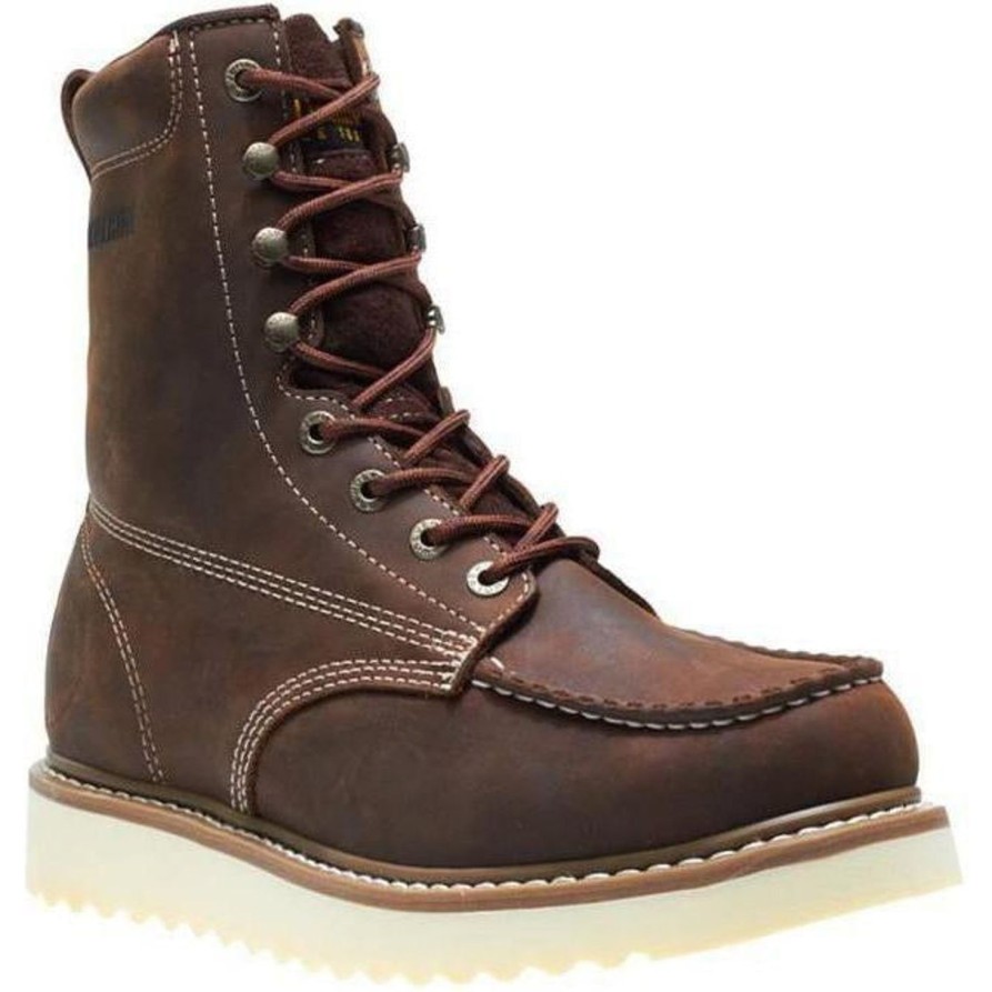 Men'S Wolverine | Wolverine Men'S Loader 8" Wedge Work Boot W10743 Brown