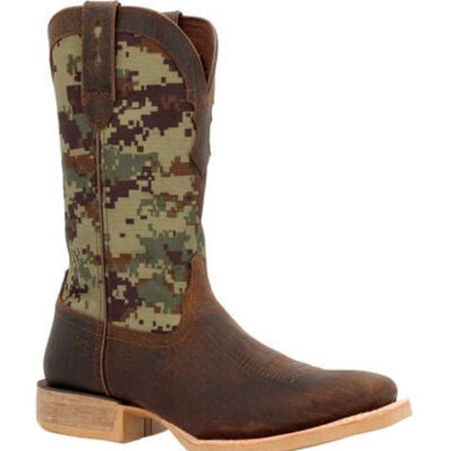 Men'S Durango | Durango Men'S Rebel Pro 12" Digi Camo Western Work Boot Ddb0396 Green