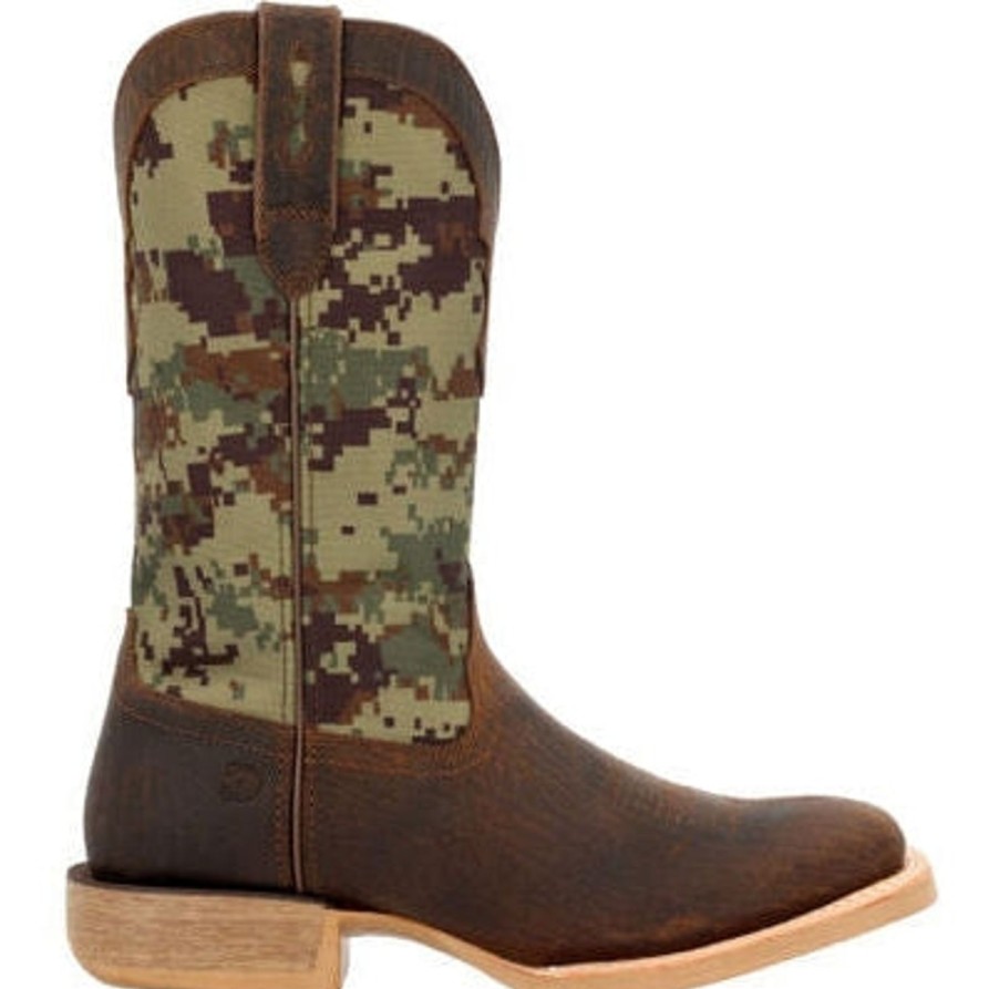 Men'S Durango | Durango Men'S Rebel Pro 12" Digi Camo Western Work Boot Ddb0396 Green