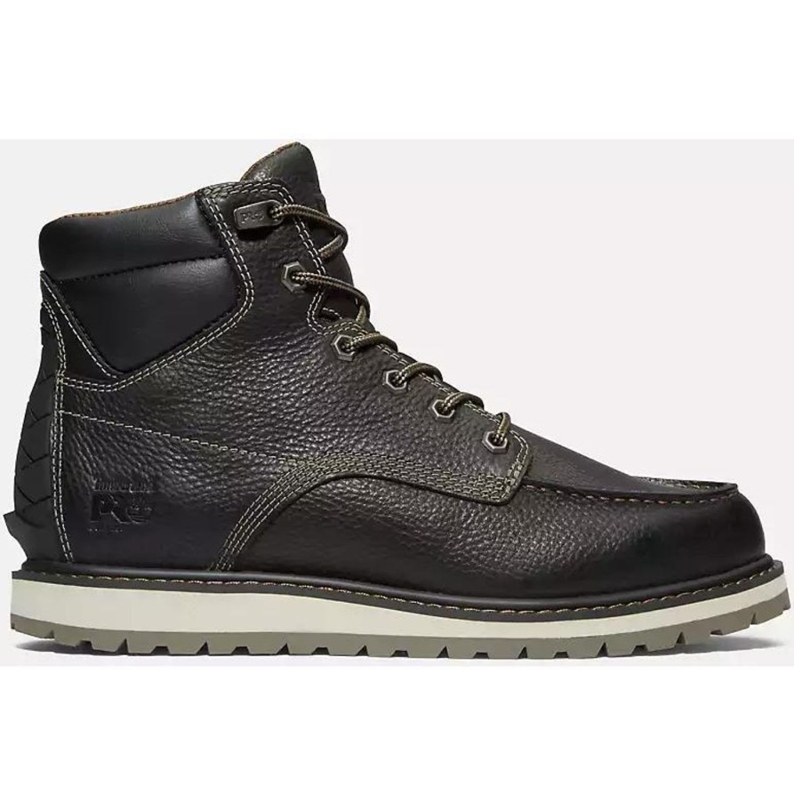 Men'S Timberland Pro | Timberland Pro Men'S Irvine 6" Soft Toe Wp Work Boot Tb0A42Sy001 Black