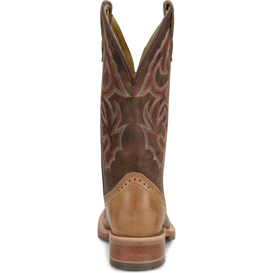 Men'S Double H | Double H Men'S Harshaw 12" Sqr Toe Usa Made Western Work Boot - Dh4645 Light Brown