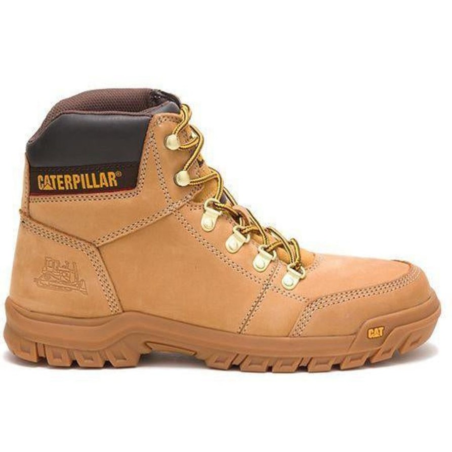 Men'S CAT | Cat Men'S Outline 6" Work Boot P74086 Wheat