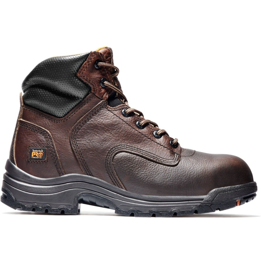 Men'S Timberland Pro | Timberland Pro Men'S Titan 6" Comp Toe Work Boot - Brown - Tb050508210 Camel Brown