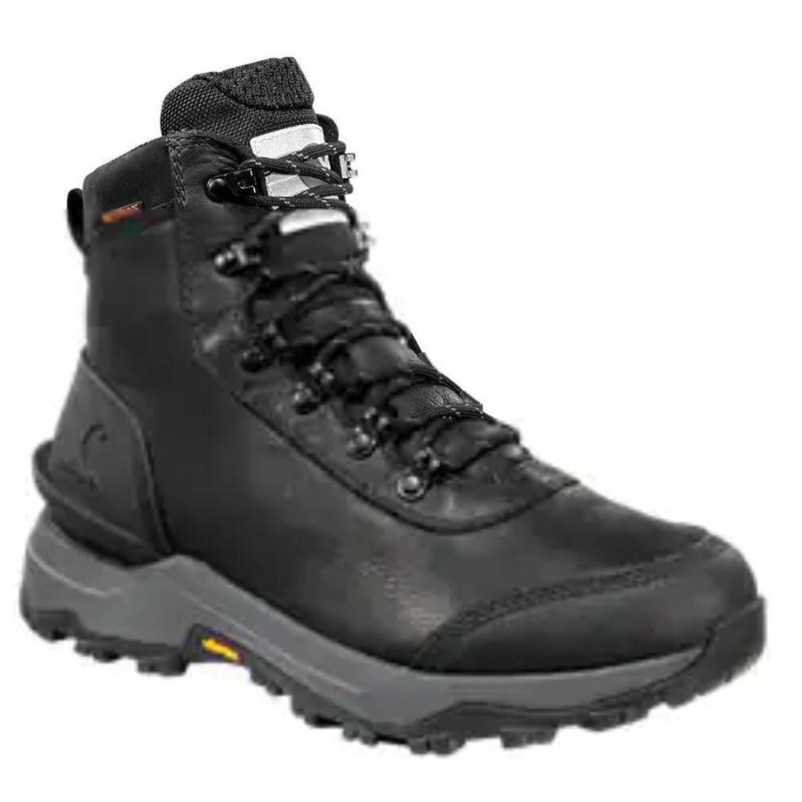 Men'S Carhartt | Carhartt Men'S Insulated 6" Wp Non St Hiker Work Boot Fp6049-M Black