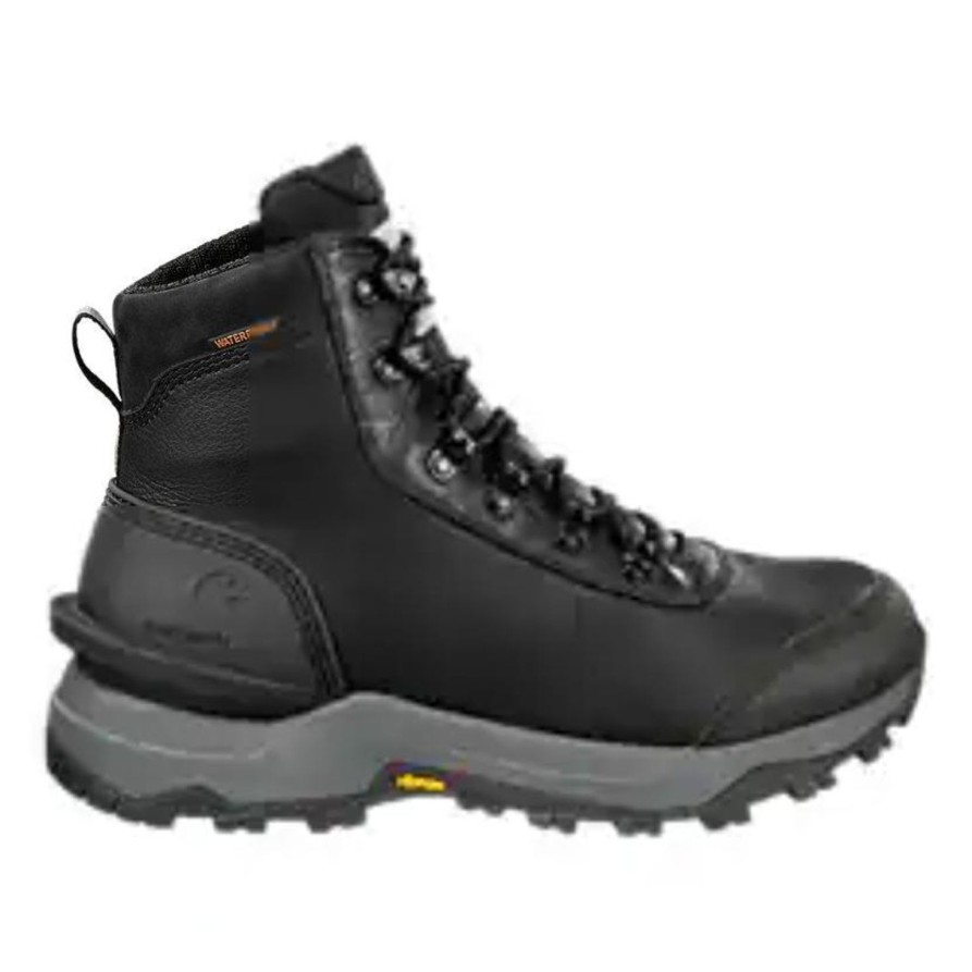 Men'S Carhartt | Carhartt Men'S Insulated 6" Wp Non St Hiker Work Boot Fp6049-M Black