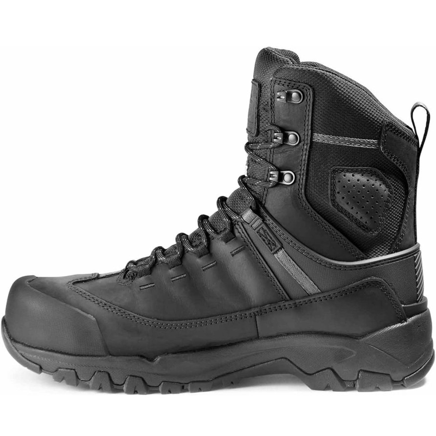 Men'S Kodiak | Kodiak Men'S Quest Bound 8" Comp Toe Wp Safety Work Boot 4Thhbk Black