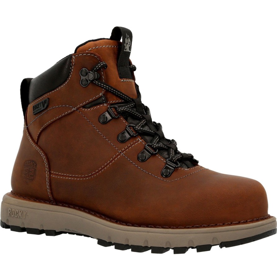 Women'S Rocky | Rocky Women'S Legacy 32 6" Comp Toe Wp Work Boot Rkk0350 Brown