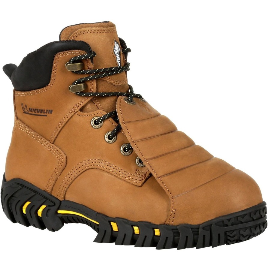 Men'S Michelin | Michelin Men'S Sledge Steel Toe Metguard Work Boot Xpx761 Brown