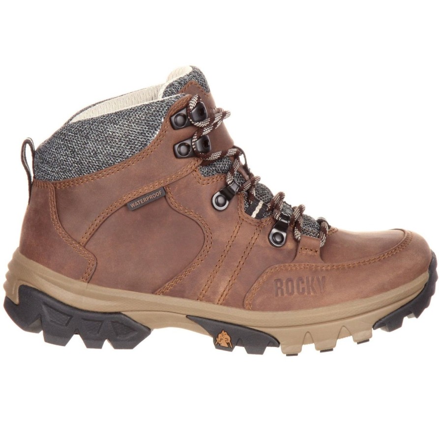 Men'S Rocky | Rocky Women'S Endeavor Point 5" Wp Outdoor Hiking Boot Rks0301 Brown