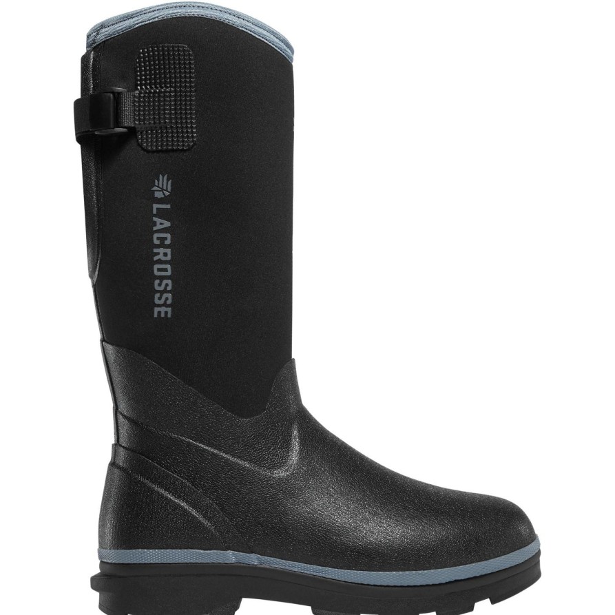 Women'S LaCrosse | Lacrosse Women'S Alpha Range 12" Ins Rubber Work Boot 602244 Black