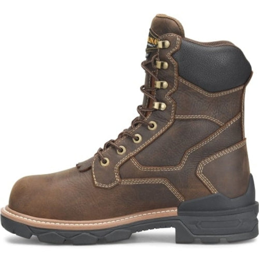 Men'S Carolina | Carolina Men'S Cardinal 8" Comp Toe Wp 600G Ins Work Boot Ca7838 Brown