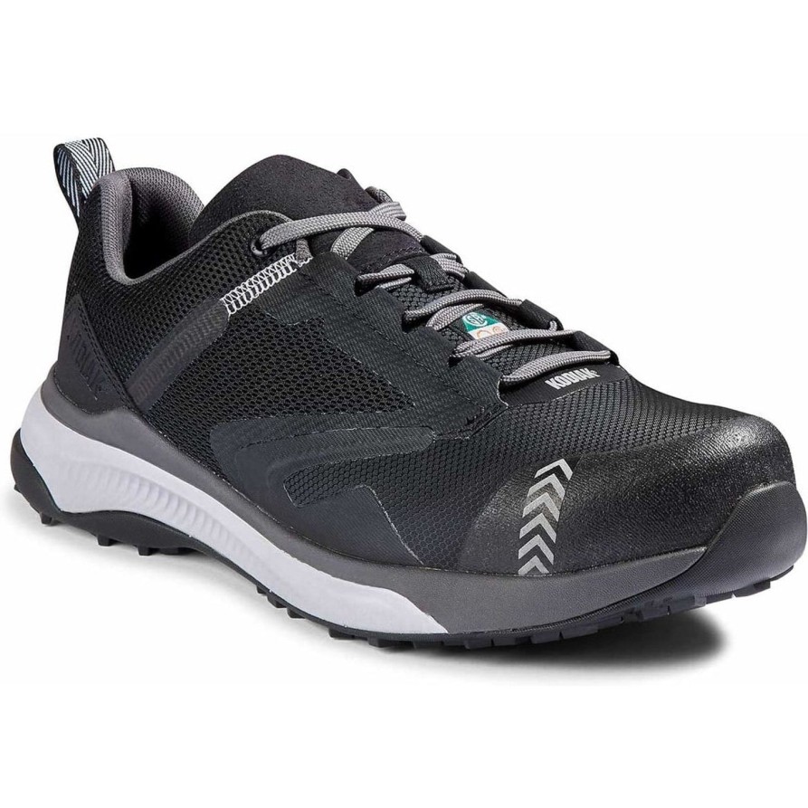 Men'S Kodiak | Kodiak Men'S Quicktrail Low Ct Athletic Safety Work Shoe 4Tgybk Black