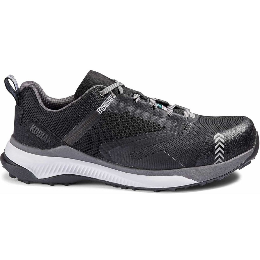 Men'S Kodiak | Kodiak Men'S Quicktrail Low Ct Athletic Safety Work Shoe 4Tgybk Black