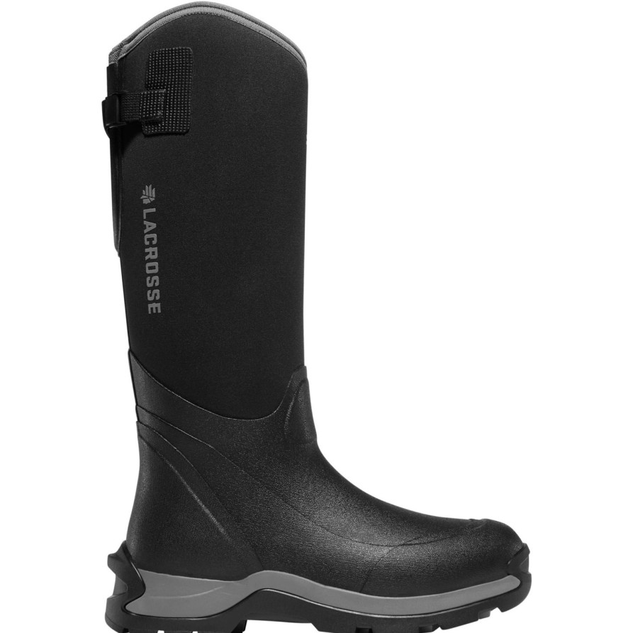 Men'S LaCrosse | Lacrosse Men'S Alpha Thermal 16" Ins Rubber Work Boot 644101 Black