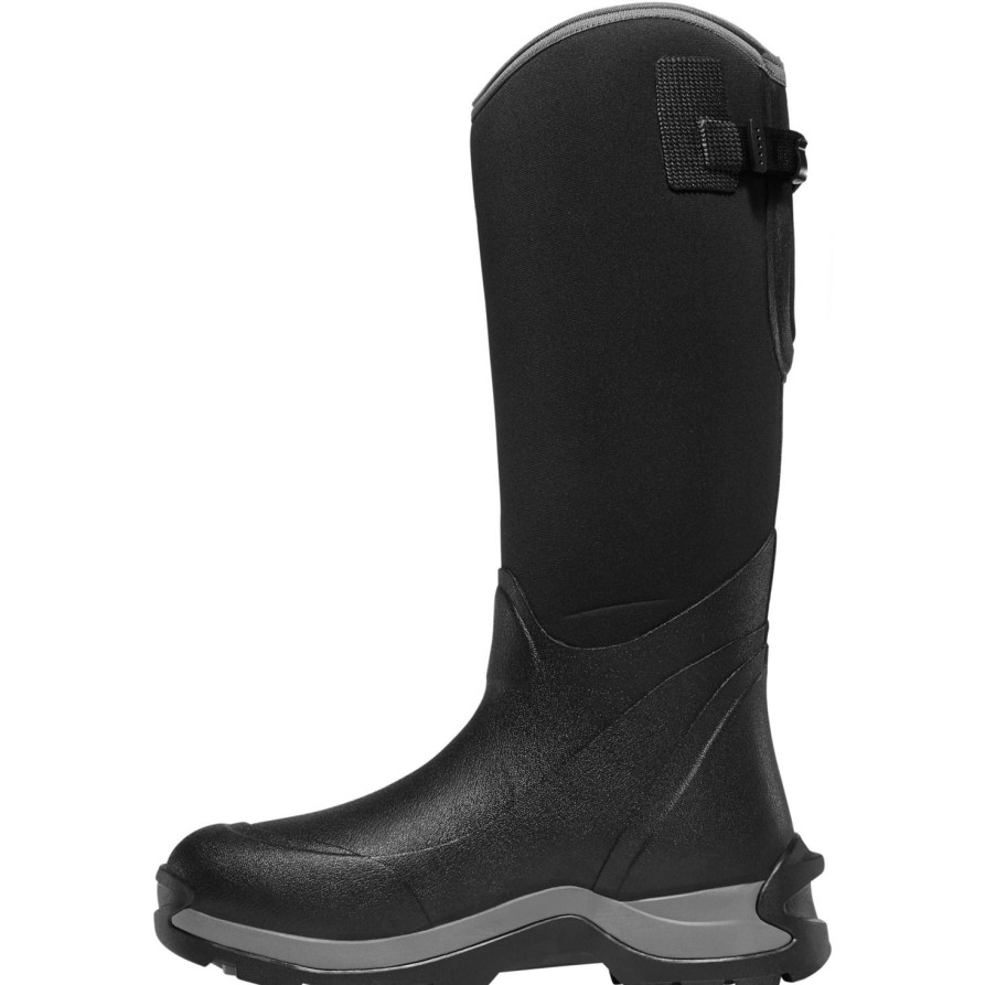 Men'S LaCrosse | Lacrosse Men'S Alpha Thermal 16" Ins Rubber Work Boot 644101 Black