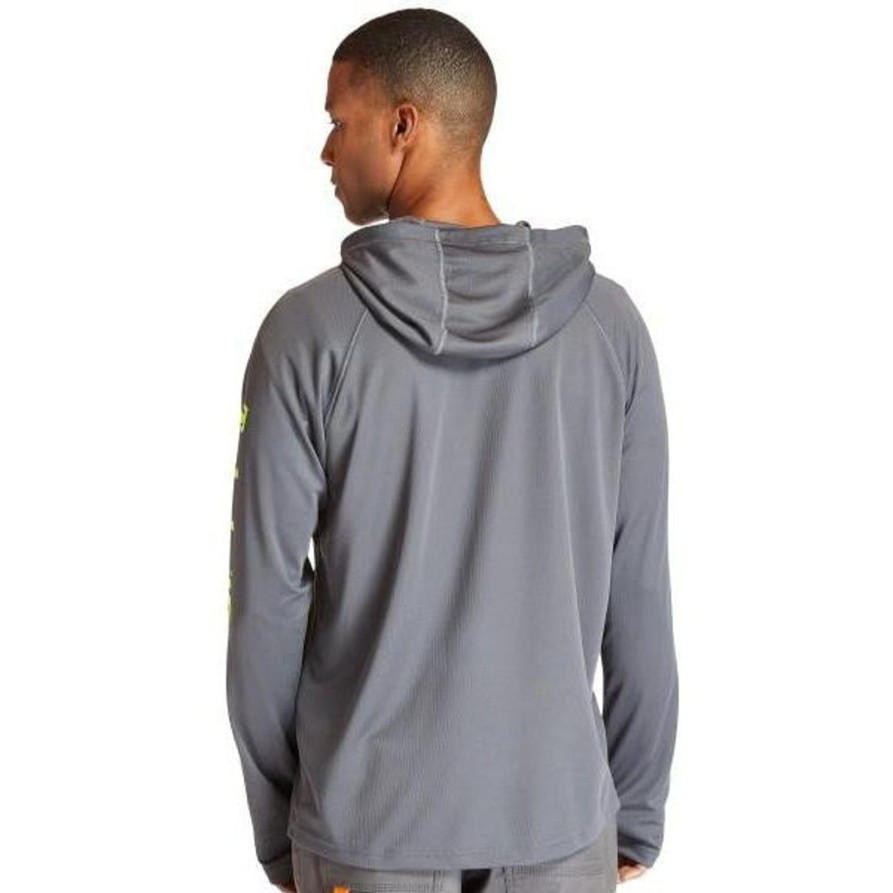 Men'S Timberland Pro | Timberland Pro Men'S Wicking Good Work Hoodie - Pewter - Tb0A1V74060 Gray