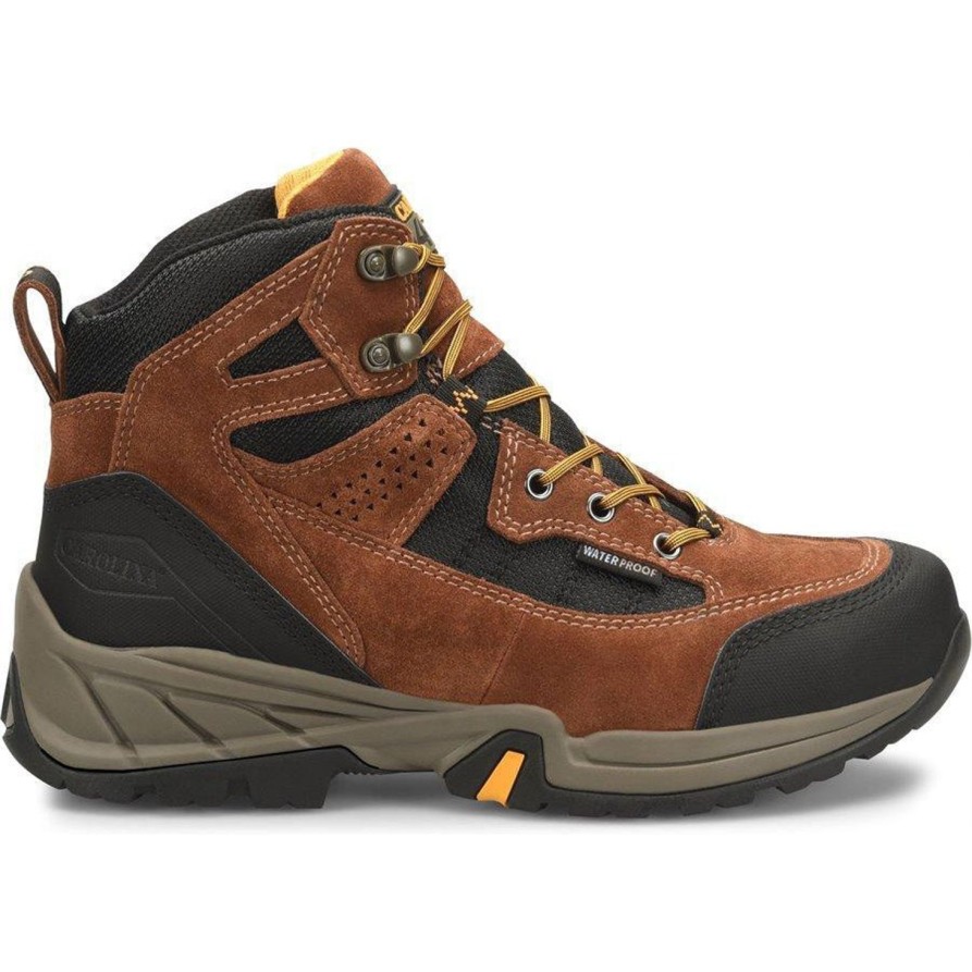 Men'S Carolina | Carolina Men'S Limestone 6" Steel Toe Wp Hiker Work Shoe Brown- Ca5546 Dark Brown