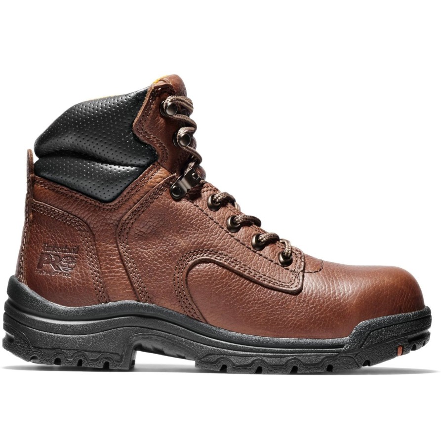 Women'S Timberland Pro | Timberland Pro Women'S Titan 6" Alloy Toe Work Boot Tb026388210 Coffee