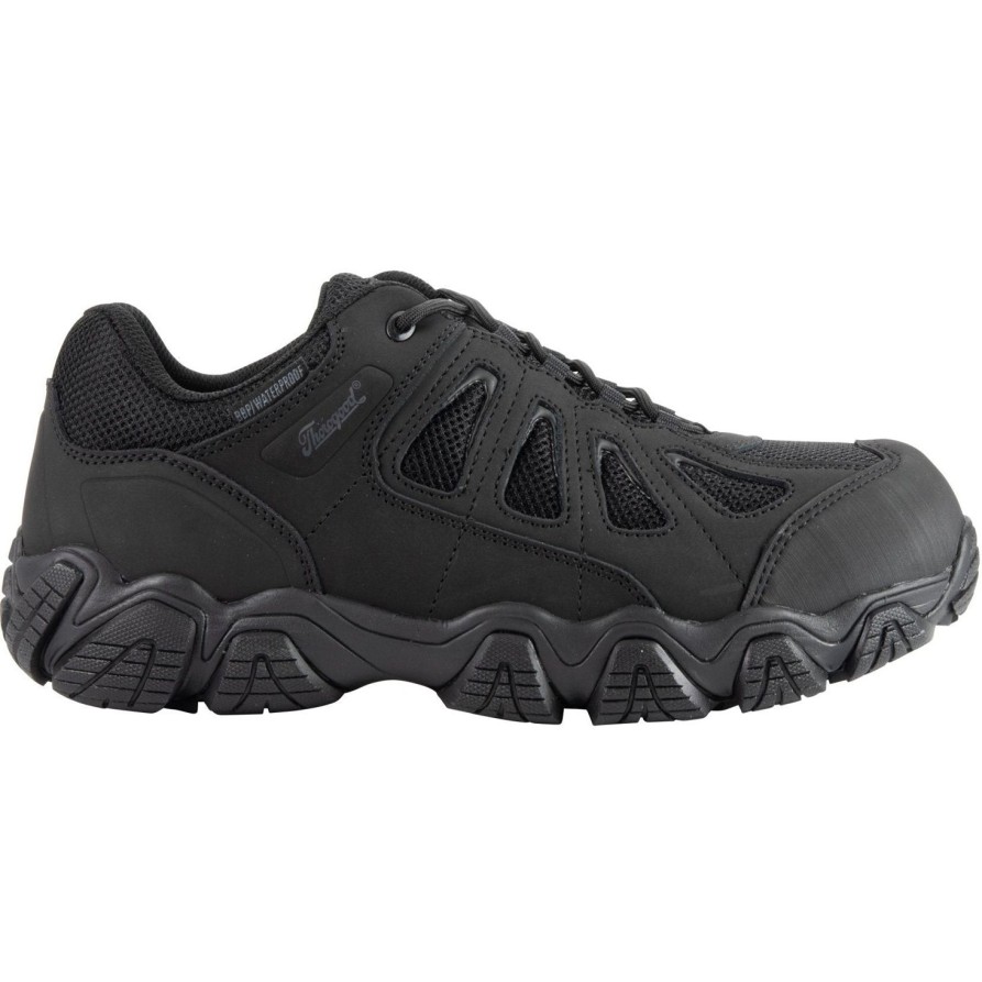 Men'S Thorogood | Thorogood Men'S Crosstrex Series Oxford Safety Toe Wp Work Shoe 804-6493 Black