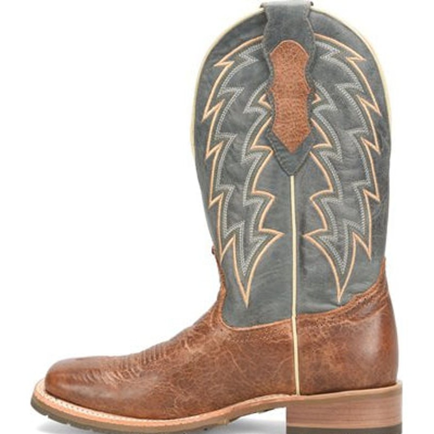 Men'S Double H | Double H Men'S Leland 12" Wd Sq I.C.E Toe Roper Work Boot Dh7026 Brown