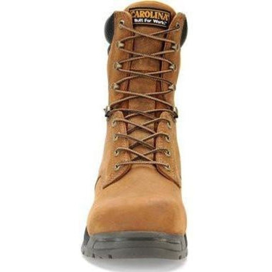 Men'S Carolina | Carolina Men'S Bruno Hi 8" Wp Comp Toe Work Boot Ca8520 Brown