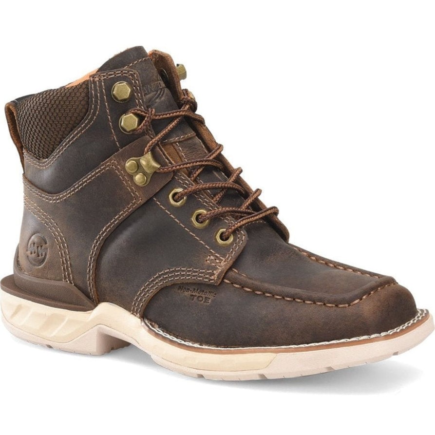 Women'S Double H | Double H Women'S Phantom 5" Wp Comp Toe Lacer Work Boot Dh5386 Brown