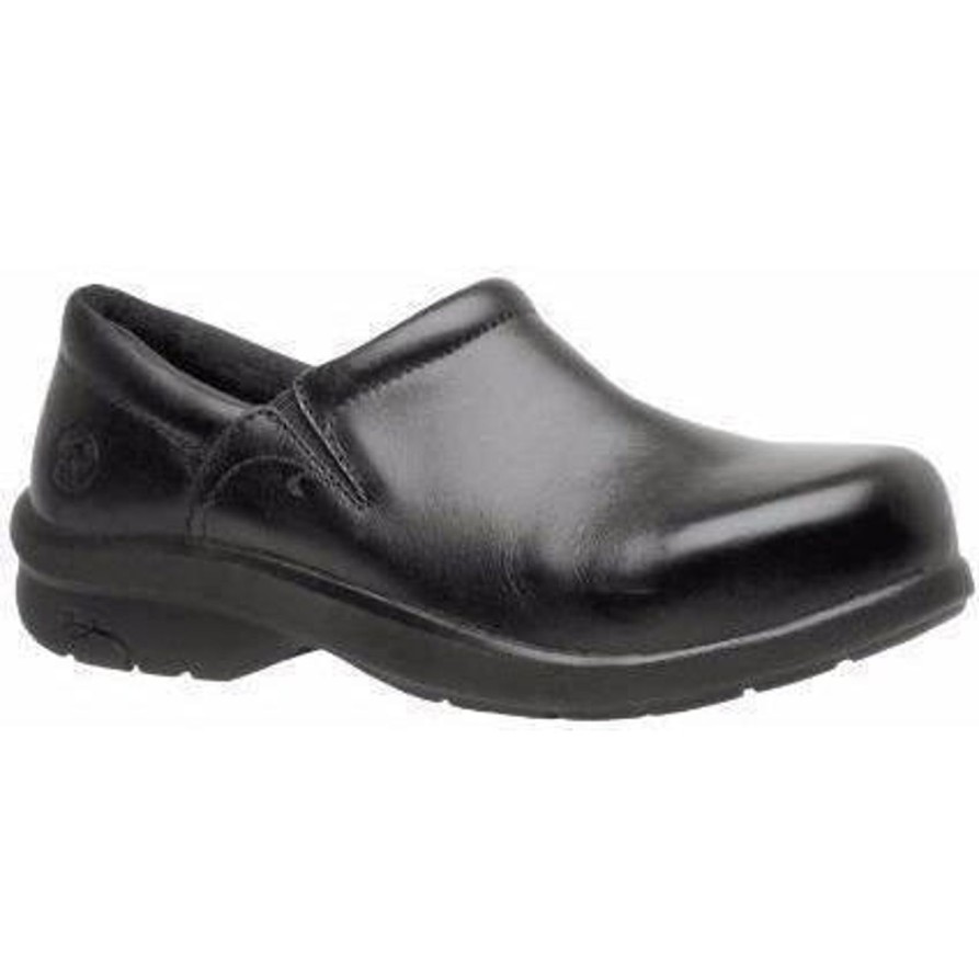 Women'S Timberland Pro | Timberland Pro Women'S Newbury Alloy Toe Slip On Work Shoe Tb087528001 Black