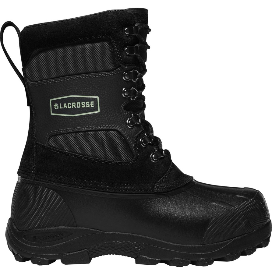 Women'S LaCrosse | Lacrosse Women'S Outpost Ii 10" Soft Toe Wp Work Boot 600803 Black