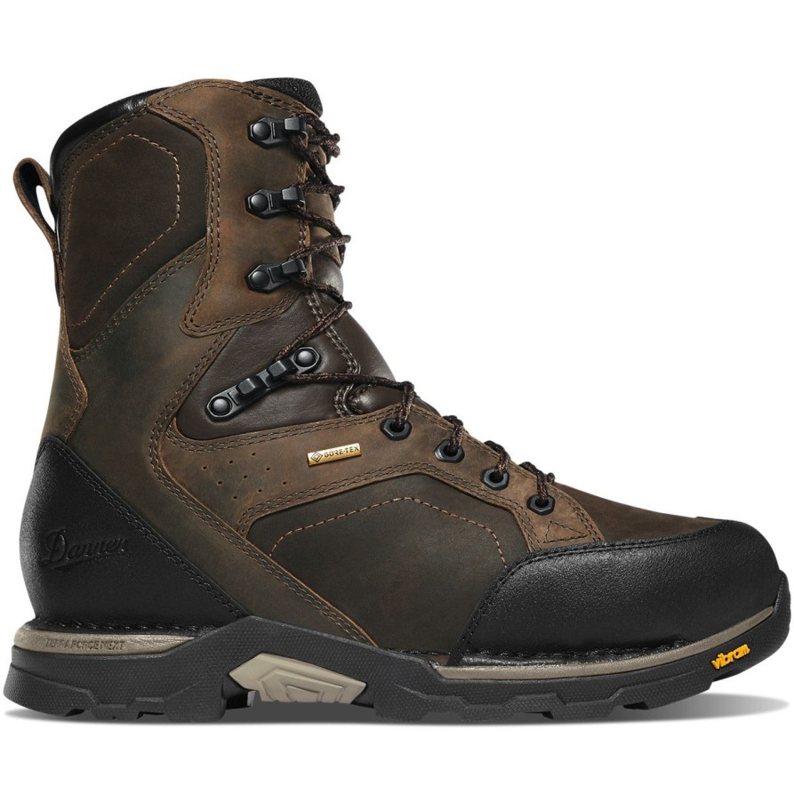 Men'S Danner | Danner Men'S Crucial 8" Composite Toe Wp Work Boot 15863 Brown