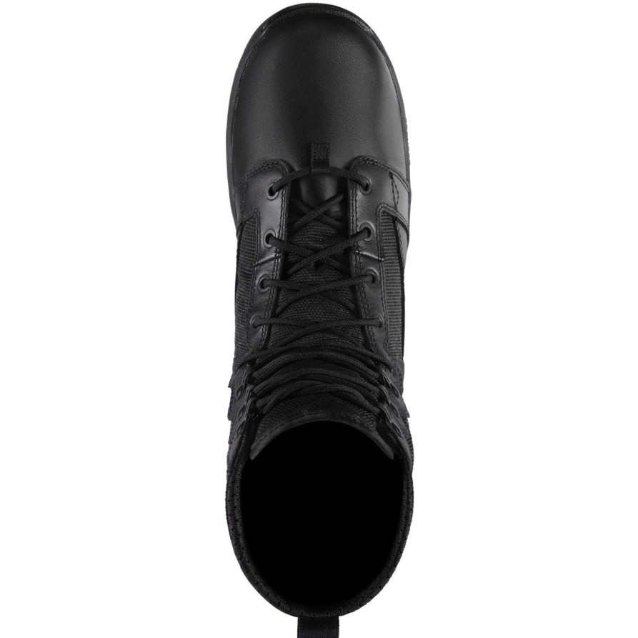 Men'S Danner | Danner Men'S Resurgent Tactical 8" Plain Toe Wp Boot 50111 Black