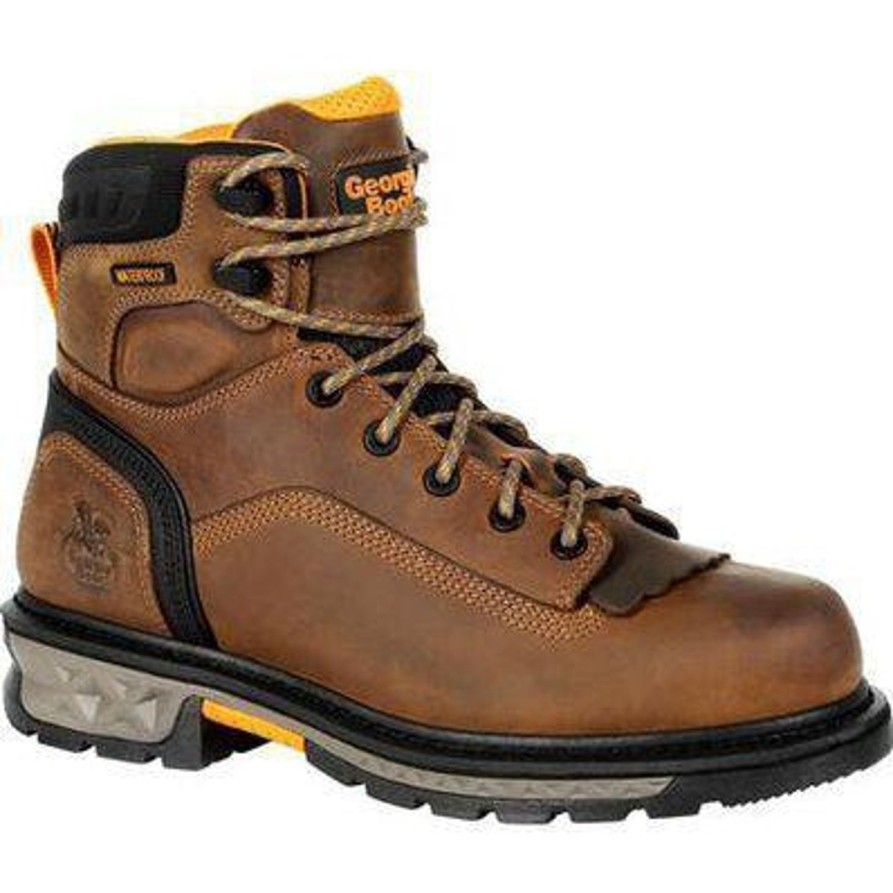 Men'S Georgia | Georgia Men'S Ltx 6" Comp Toe Wp Carbo-Tec Work Boot Gb00391 Brown