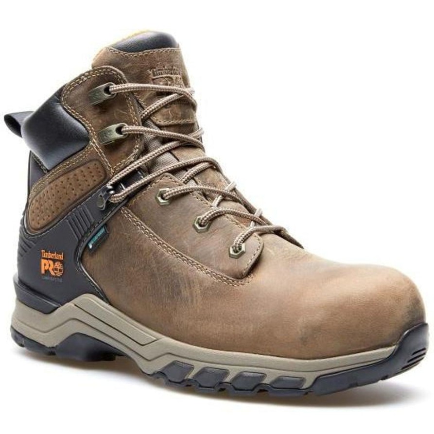 Men'S Timberland Pro | Timberland Pro Men'S Hypercharge 6" Comp Toe Wp Work Boot- Tb0A28Ae214 Turkish Coffee