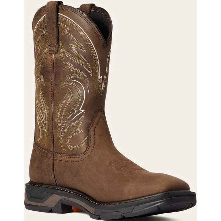 Men'S Ariat | Ariat Men'S Workhog Xt Cottonwood Western Work Boot 10038321 Brown