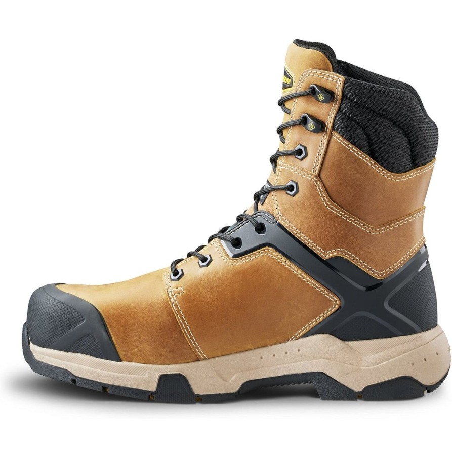 Men'S Terra | Terra Men'S Carbine 8" Comp Toe Wp Safetywork Boot 4Tcrwt Wheat