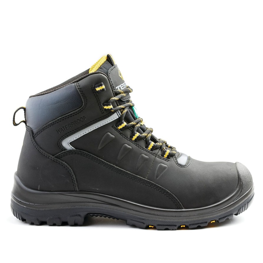 Men'S Overlook Boots | Men'S Terra Findlay 6" Waterproof Composite Toe Safety Work Boot - Tr305205 Black