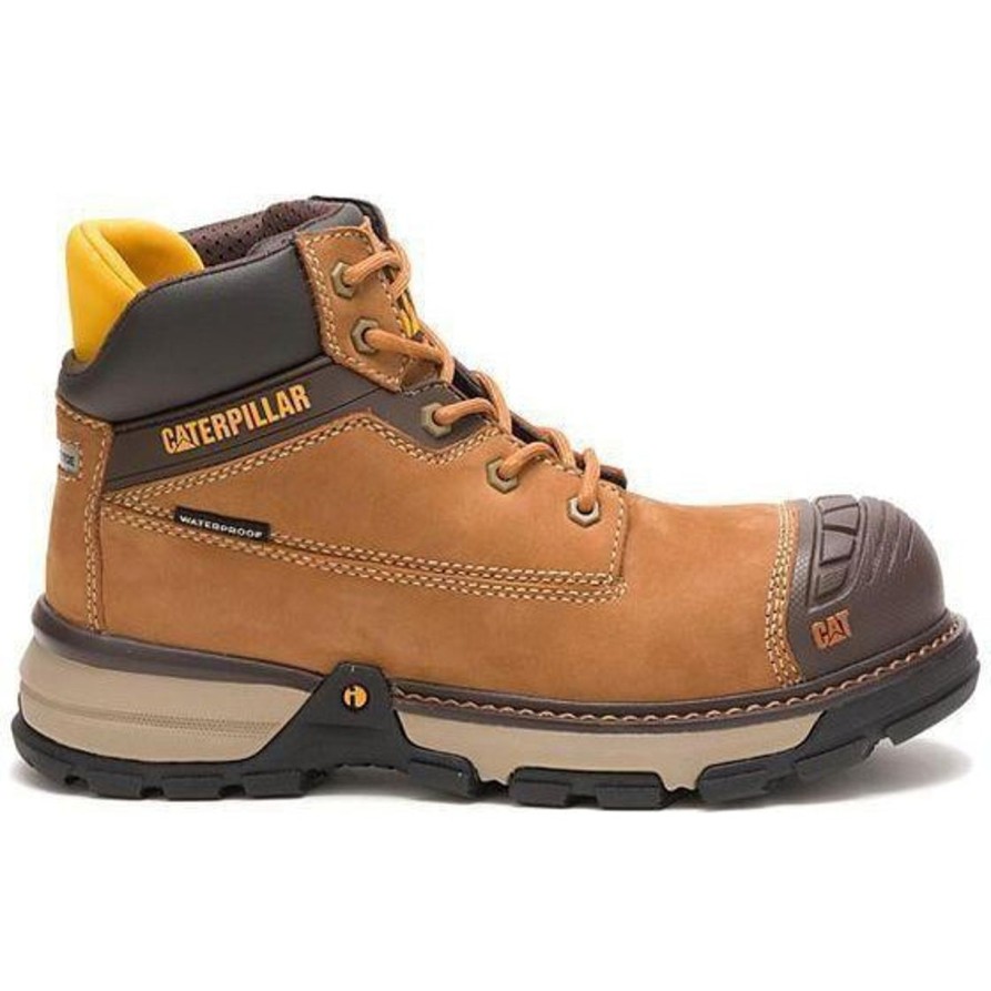 Women'S CAT | Cat Women'S Excavator Superlite Nano Toe Wp Work Boot P91199 Brown