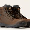 Men'S Ariat | Ariat Men'S Turbo 6" Soft Toe Wp Work Boot - Rich 10046860 Brown