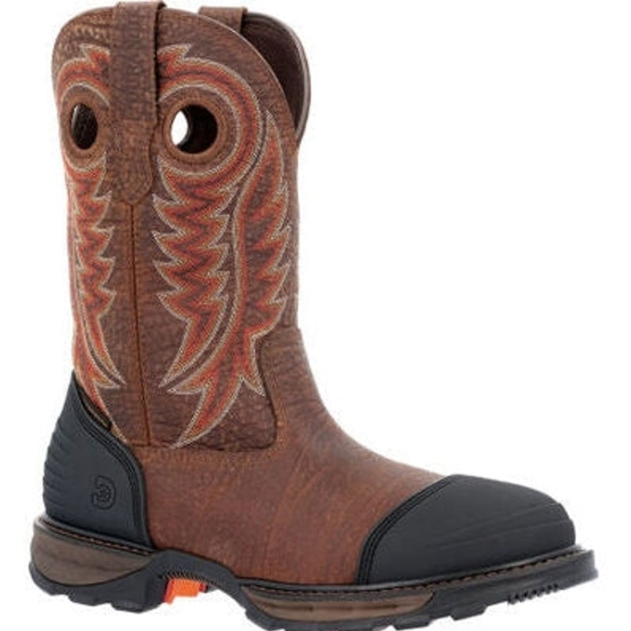 Men'S Durango | Durango Men'S Maverick Xp 11" Wp Western Work Boot Ddb0425 Burlywood